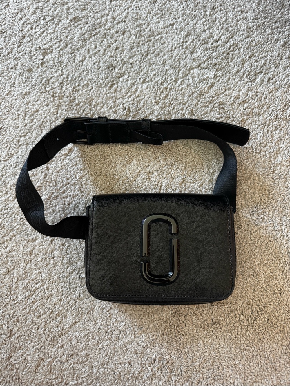 Marc Jacobs Leather Black Belt Bag